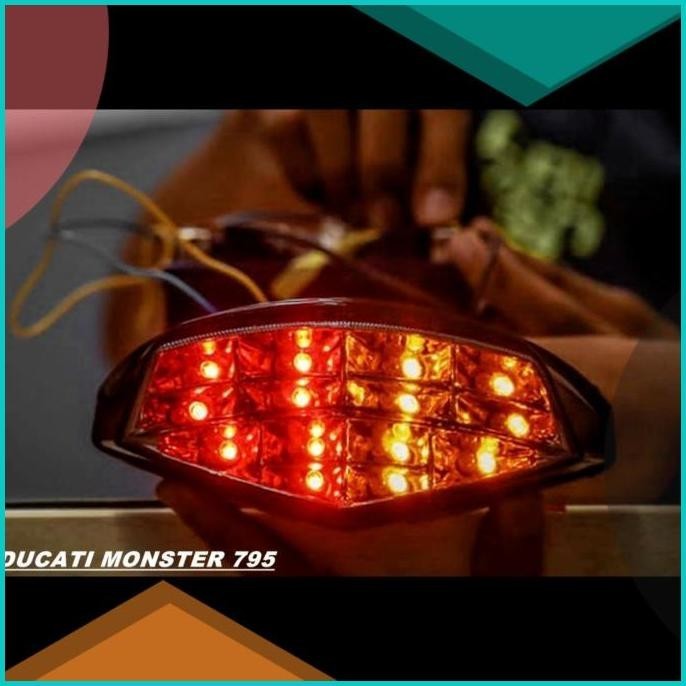 Stoplamp Lampu Rem 3in1 ProjectOne Ducati Monster 696 795 1100 16novz3