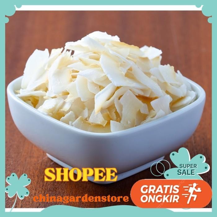 

DRIED COCONUT FLAKES / KELAPA SERUT KERING 250 GRAM BEST PRODUCT