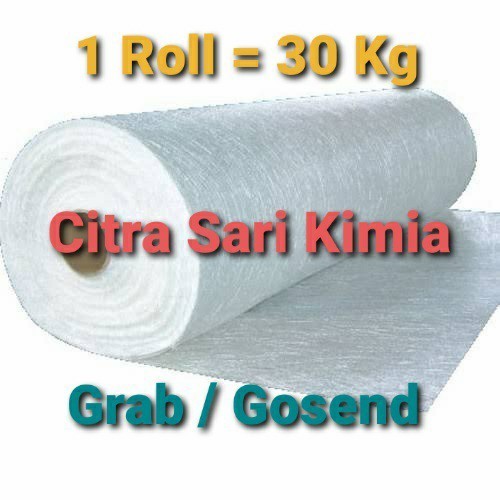 Serat Fiber Aquaproof - Fiberglass Matt - Mat Fiber 1 Roll 30 Kg Diskon