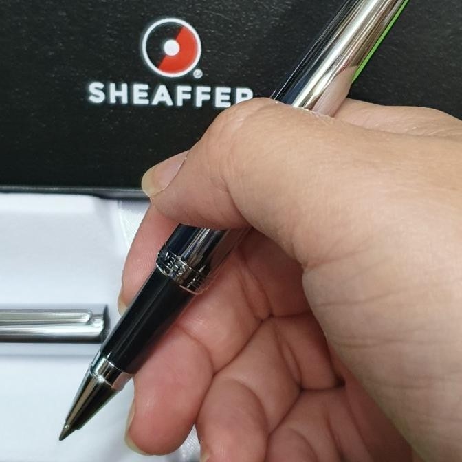

Pulpen Sheaffer Original Vfm Chrome Plated Rollerball Free Grafir Nama Kp 6673