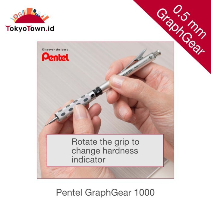 

Ready Pentel Graph Gear Drafting Pencil 0.5 mm - Mechanical Pencil