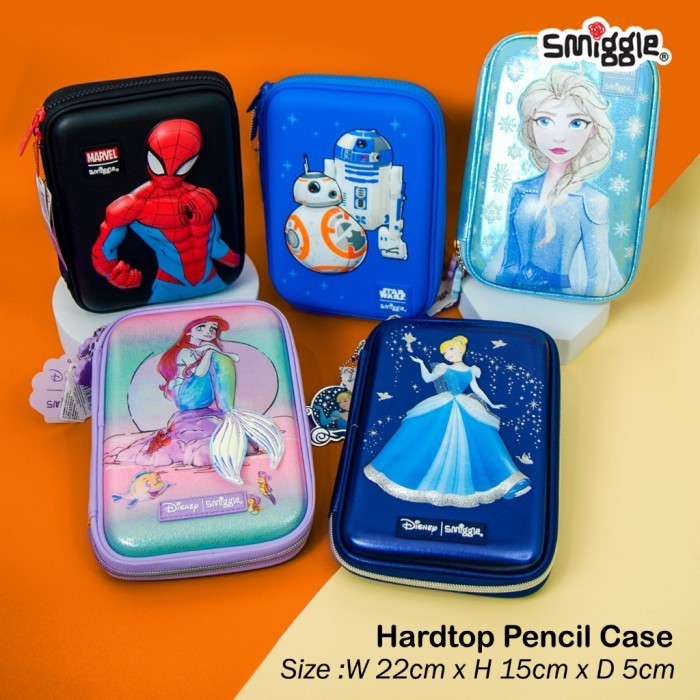 

Ready SMIGGLE FROZEN/STARWARS pencil case hardtop SMPC