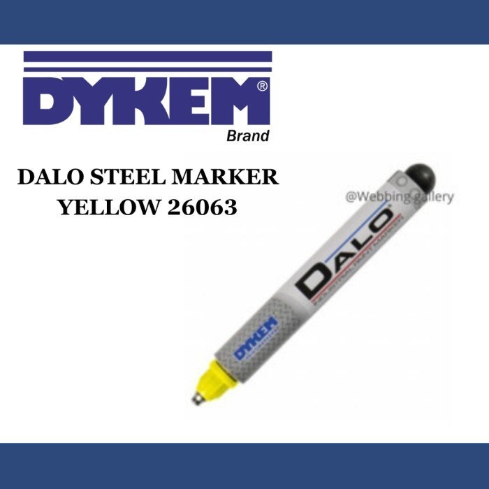 

Ready Dalo Steel Marker Yellow / Spidol Dalo kuning