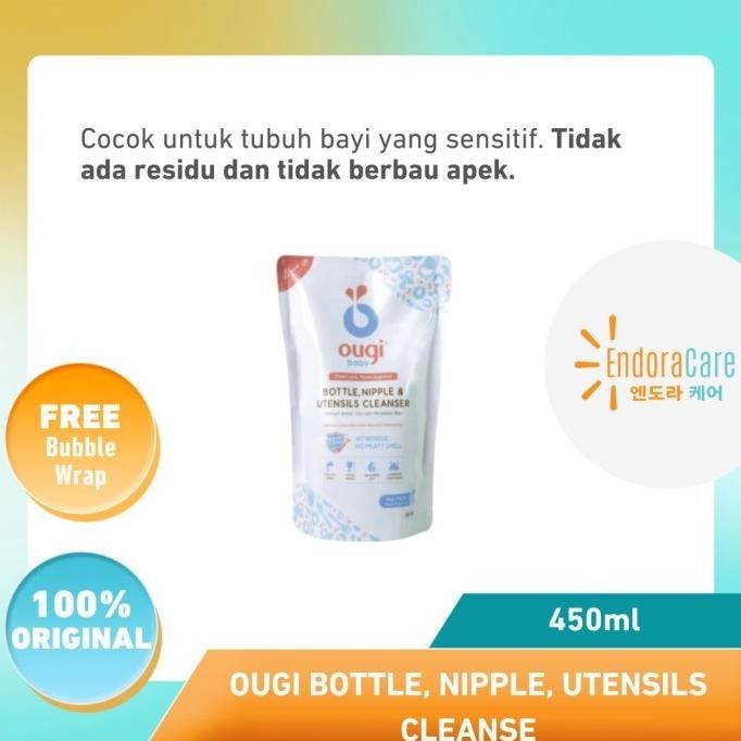 Ougi Bottle, Nipple, Utensils Cleanser - 450Ml