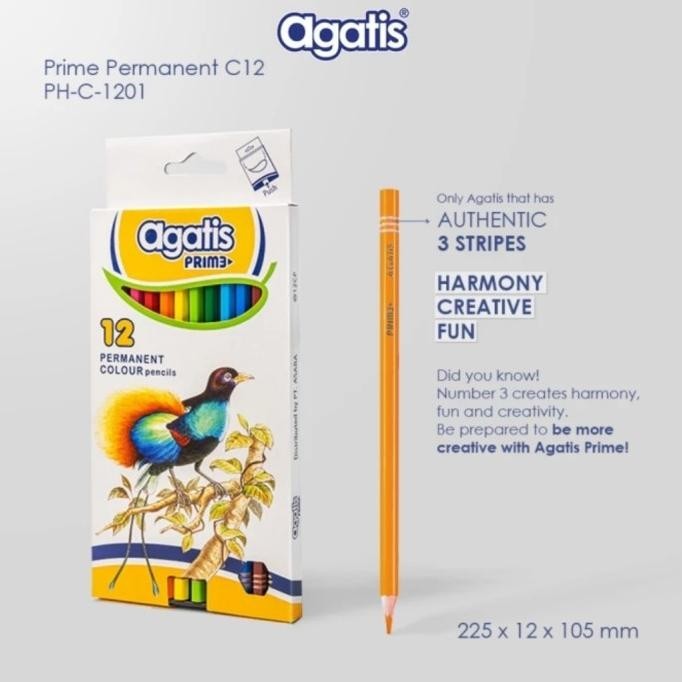 

Pensil Warna AGATIS Prime (Produksi Staedler) 12 Warna