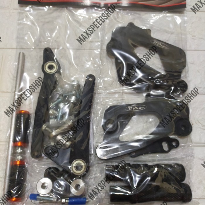 Footstep Underne Vixion Hitam Original Bpro Racing