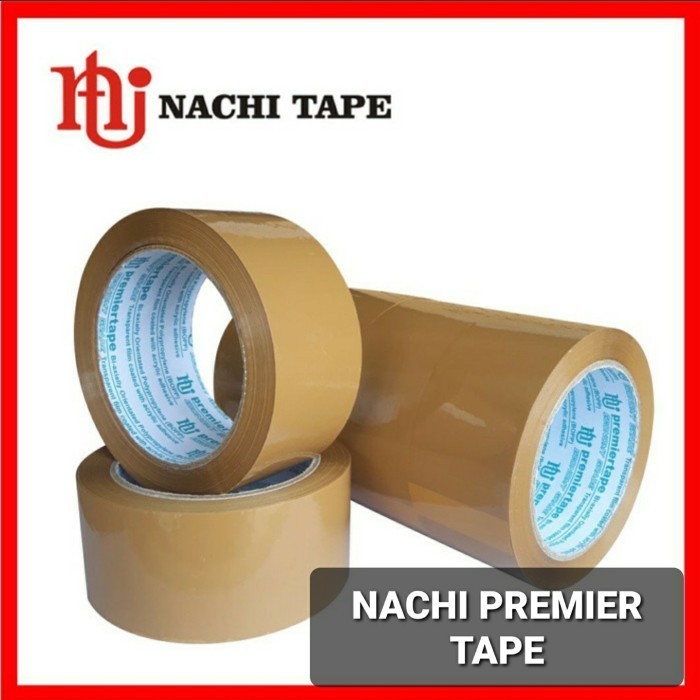 

cusss order] Lakban Nachi 48mm Coklat 100 yard / Isolasi Nachi Coklat 2 inch x 100y