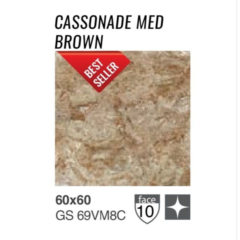 GRANIT GARUDA CASSONADE MED BROWN GS 69VM8C UKURAN 60X60