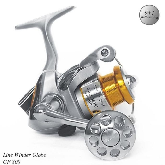 Reel Spinning Line Winder Globe (GF) 9+1 BB Pilih Ukuran