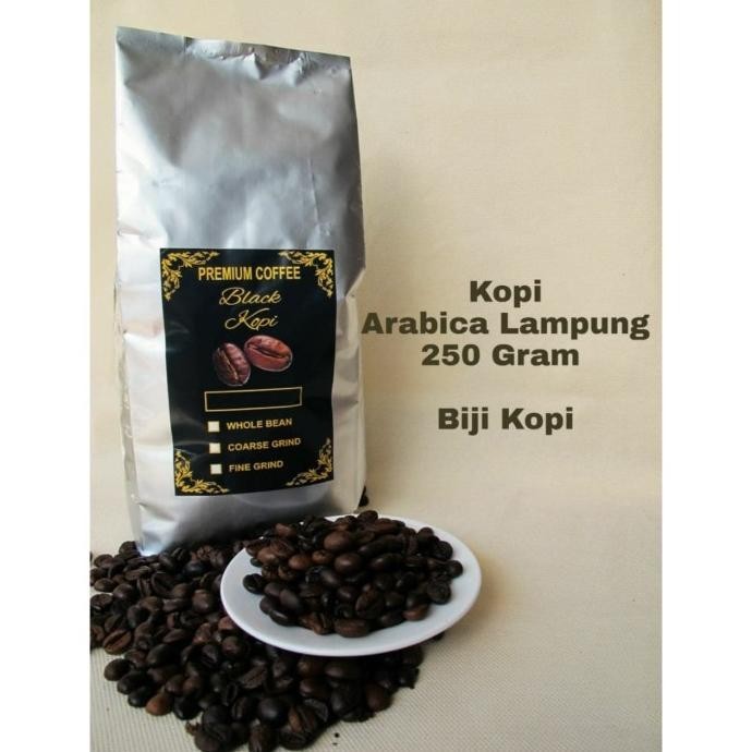 

KOPI LAMPUNG ARABIKA 250 GR - KOPI ARABICA LAMPUNG 250 GR - BIJI KOPI