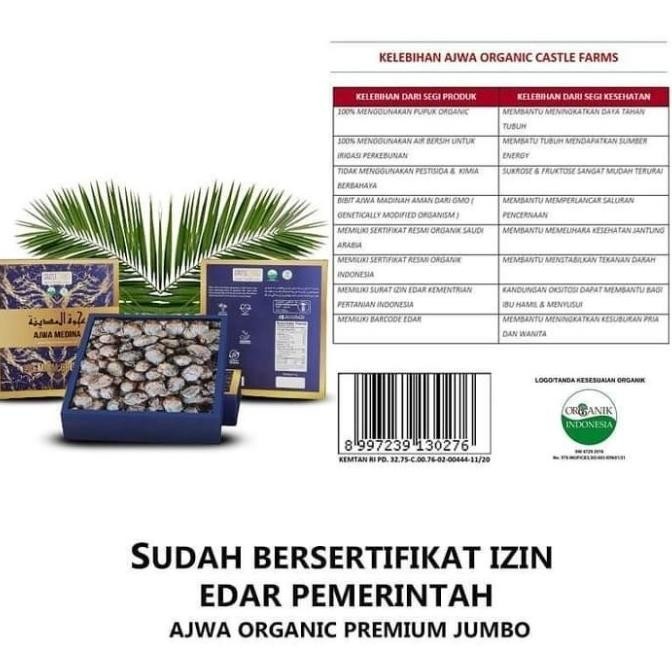 

Kurma Ajwa Premium Castle Fram-Jumbo-1Kg-Kurma 0Rganik