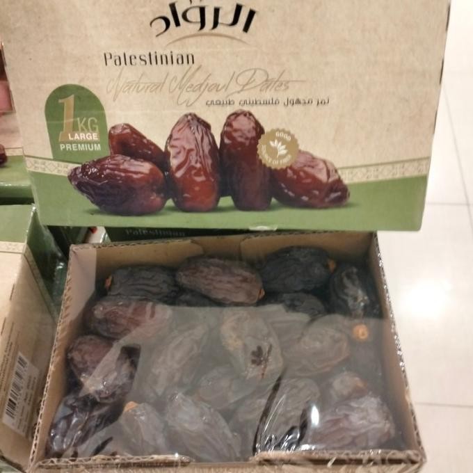 

Kurma Medjool Premium Organick 1 Kg / Box Frest Kualitas Palistina