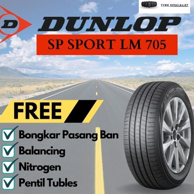 Harga Diskon Ban Mobil Dunlop Lm705 205/55 R16 Ban Mobil Xpander Lm 705 205 55 R16