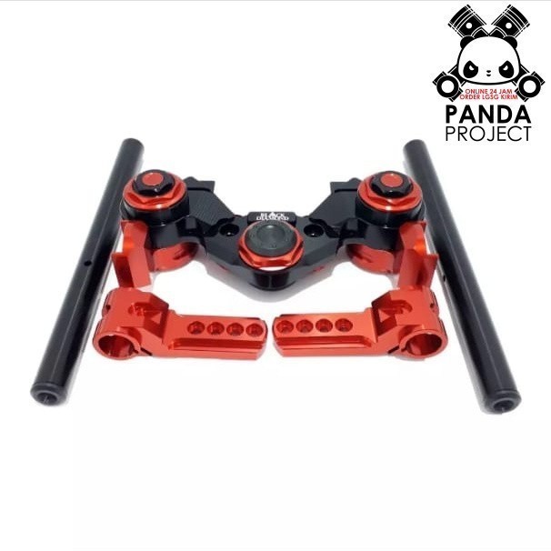 Stang Jepit Pcx 160 / Pcx 150 Adjustable Black Diamond Original Barangbaru