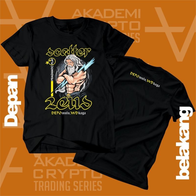 Kaos Zeus Slot / Kaos Kakek Zeus / Cotton 24s PREMIUM