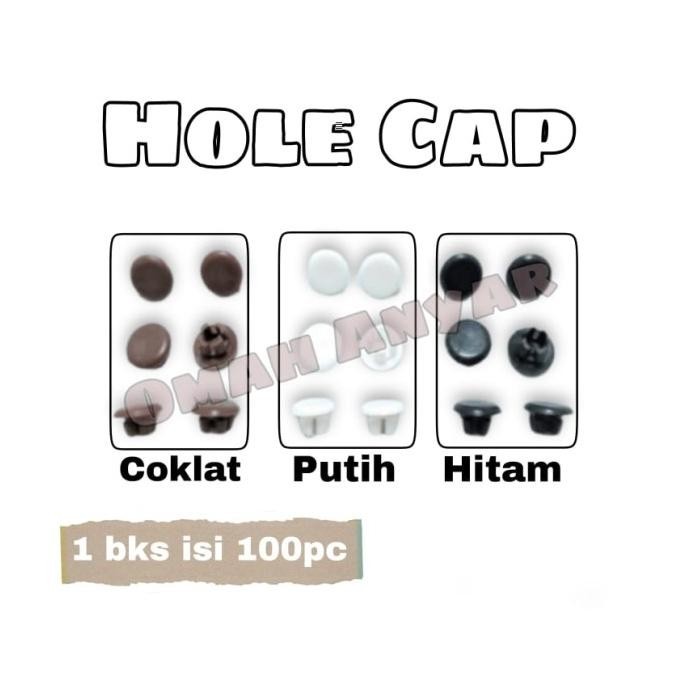 Hole Cap Plug Tutup Skrup Sekrup Plastik Lubang Pintu Kusen Aluminium BEST PRODUCT
