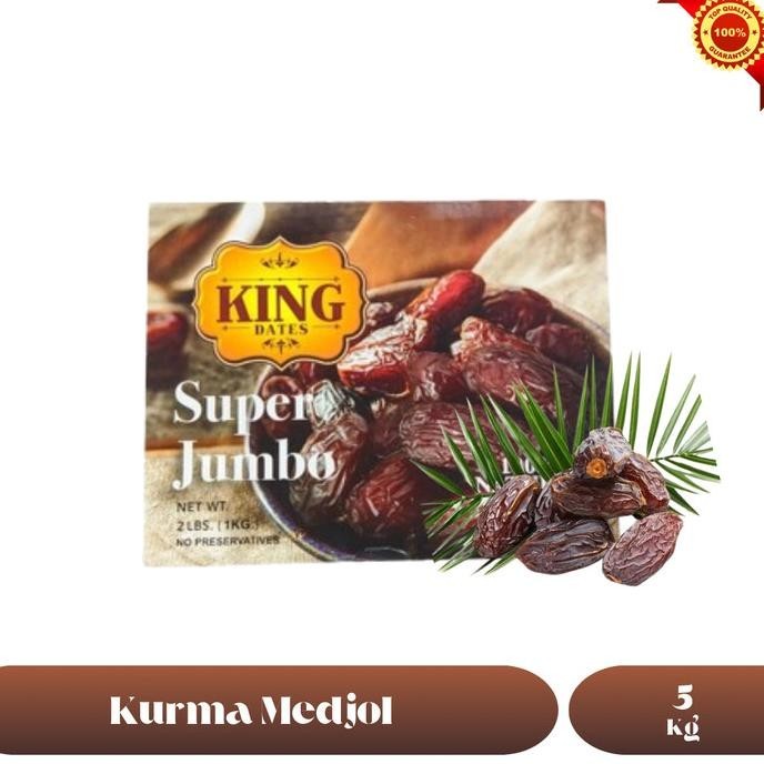 

Kurma Medjol Premium Super Jumbo 5Kg - King Dates