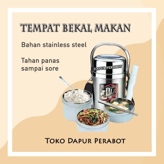 Lunch Box Termos Nasi Stainless Food Jar
