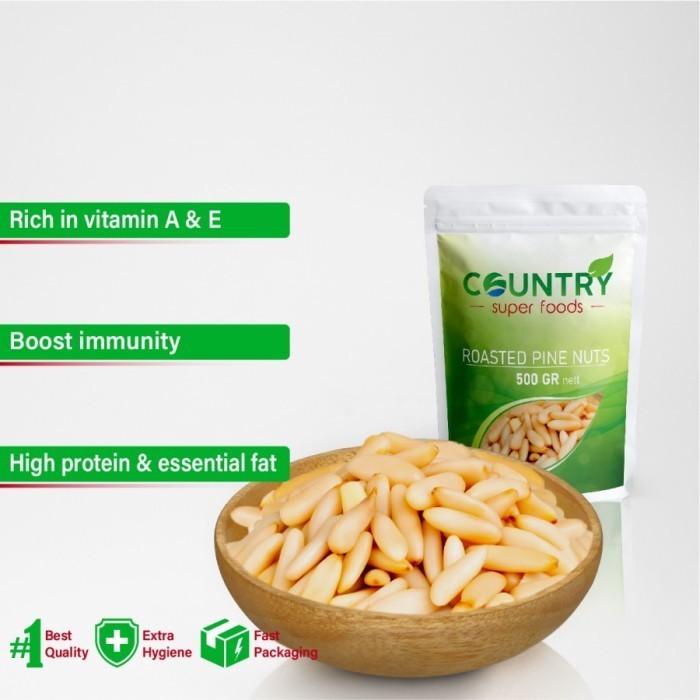 

Roasted Pine Nuts Kacang Pinus Panggang [ 125 gr ]