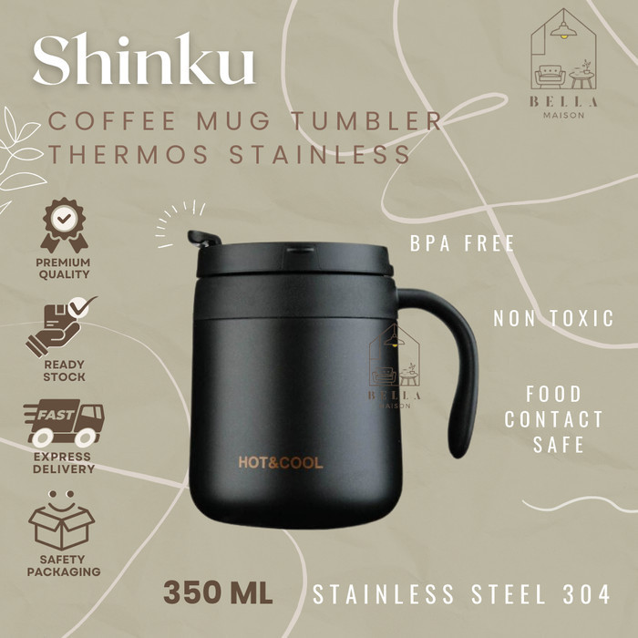 Tumbler Vacuum Mug Shinku Coffee Mug Tumbler Thermos Stainless - 350Ml