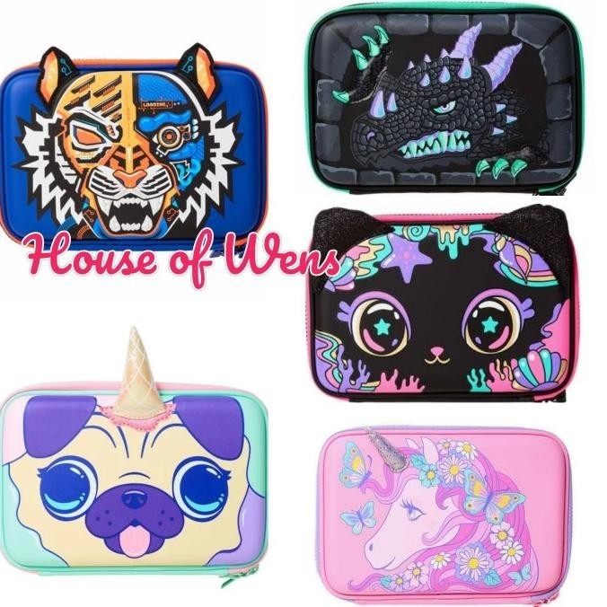 

SMIGGLE HEY THERE DOUBLE HARDTOP PENCIL CASE ORIGINAL - TEMPAT PENSIL