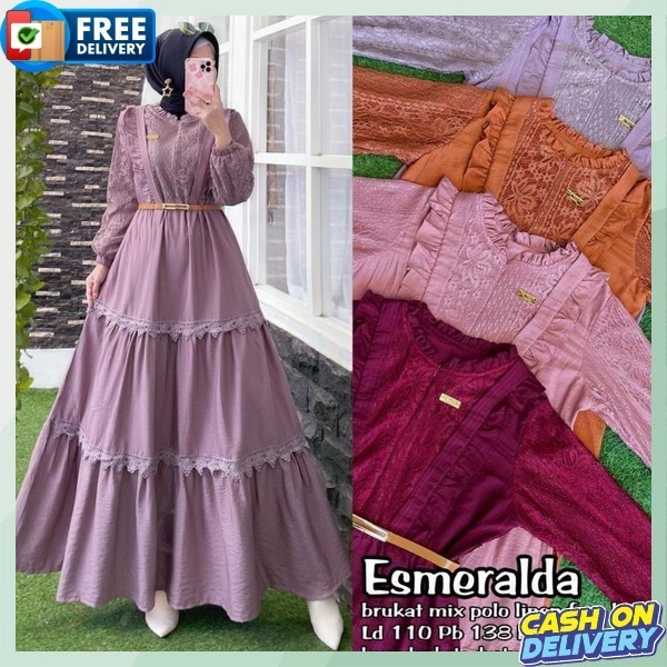 Pakean Gamis Remaja Gmiss Idul Fitri Terbaru Modern Terbru Dressh Kondangan Gamis Maxy Gami Baju Wan