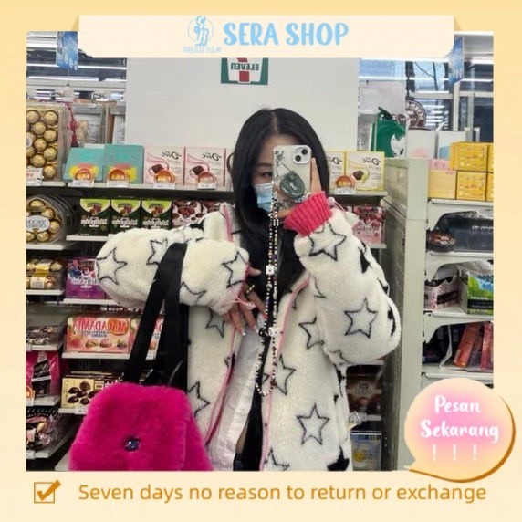 ▼¤❇Sera Impor BABYLON Asli Mewah Ransel Kelinci Rambut Gadis Panas All-Match Tas Mahasiswa Lucu Maca