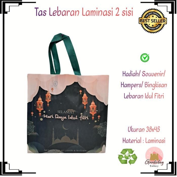 

Tas Goodiebag Idul Fitri Lebaran 38 X 45 Spunbond Lebaran Lusinan 009