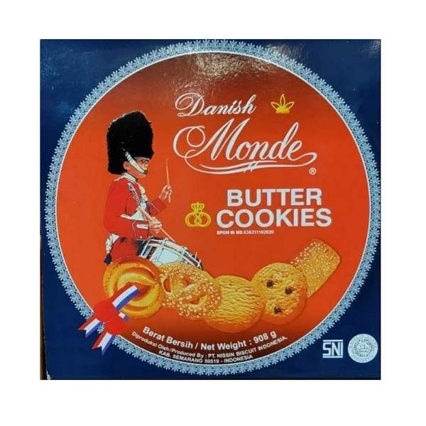 Promo Harga Monde Butter Cookies 908 gr - Shopee