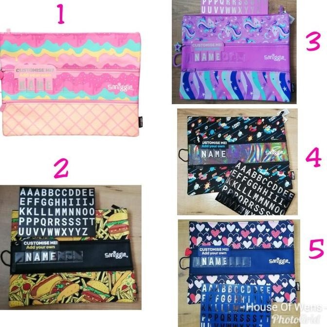 

SMIGGLE FAVE ID PENCIL CASE A4 - TEMPAT PENSIL SMIGGLE