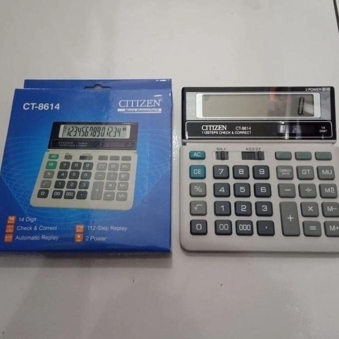 

Terjangkau - Kalkulator Calculator CITIZEN CT 8614 14 Digit !!