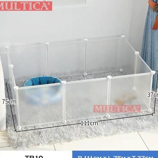 MULTICA KANDANG HEWAN ANJING KUCING KELINCI HAMSTER PORTABLE SUSUN YUNIPUTRI3