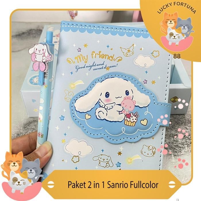 

Paket Alat Tulis 2 In 1 Gambar Sanrio Buku Tulis + Pulpen 2 In 1Sanrio