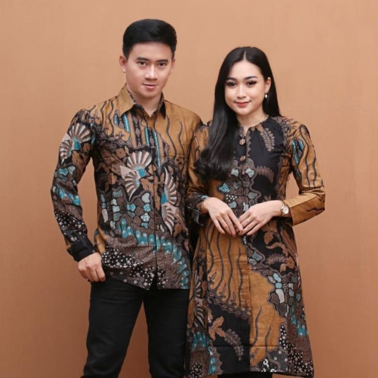 Discount Batik Tunik Couple Modern Set Pakaian Couple Kemeja Batik Pria Premium Baju Batik Couple Batik Cowok Cewek Seragam Guru Kantoran Kerja Keluarga Panitia Hajatan Pernikahan Batik Atasan Wanita Perempuan Seragam Size M L Xl Xxl Jumbo Batik Kondangan
