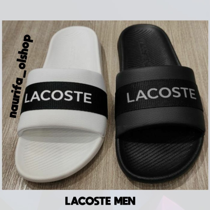 Baru Sandal Pria Lacoste Croco Original