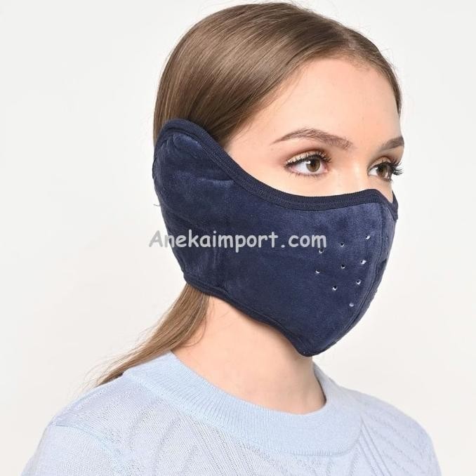 Earmuff Masker Wajah Musim Dingin Penutup Telinga Musim Dingin Thermal