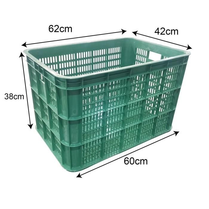 Keranjang Industri Usaha Paket Box Container Krat Plastik Besar Murah
