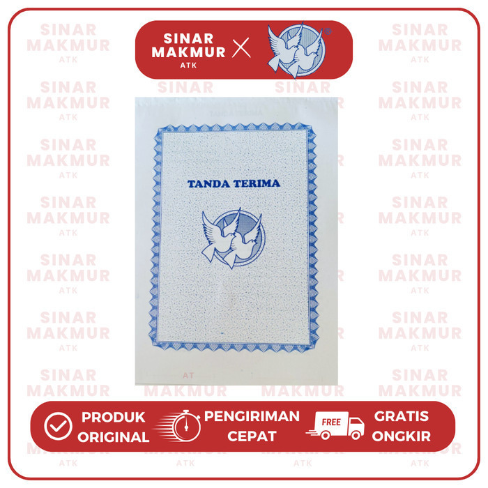 

Buku Tanda Terima/Bukti Penerimaan NCR Rangkap Merpati (Pak)