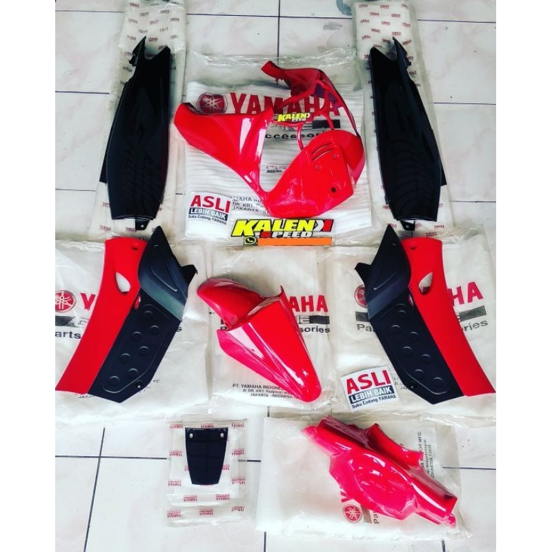 body nouvo lele merah original yamaha cover body nouvo lele merah full body halus