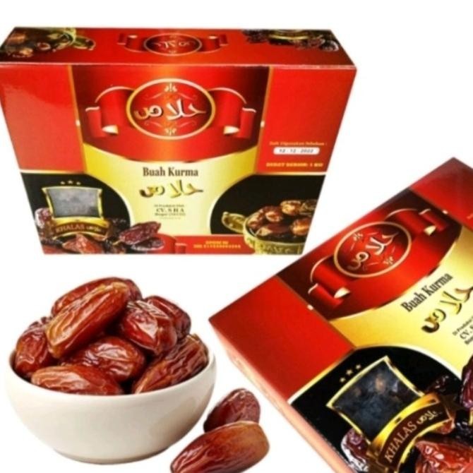 

Kurma Golden Dates Khalas 1Kg Kurma Al Taaj Best Seller