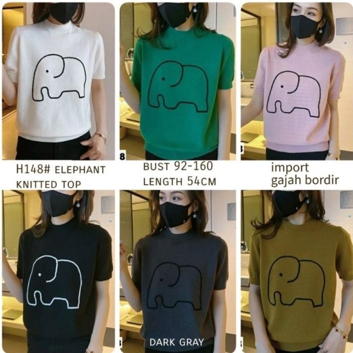 Baju Blouse Turtle Neck Leher Tinggi Wanita Premium Blus Rajut