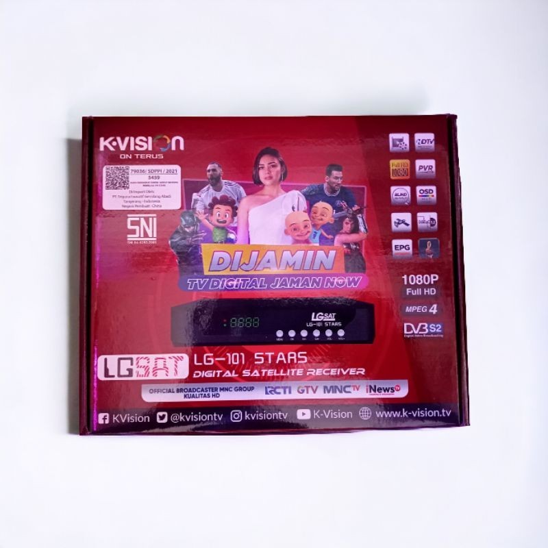 RECEIVER K VISION LGSAT LG-101 STARS