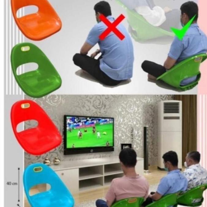 Kursi Bangku Lesehan Pengajian Meditasi Belajar Anak Sandar Plastik