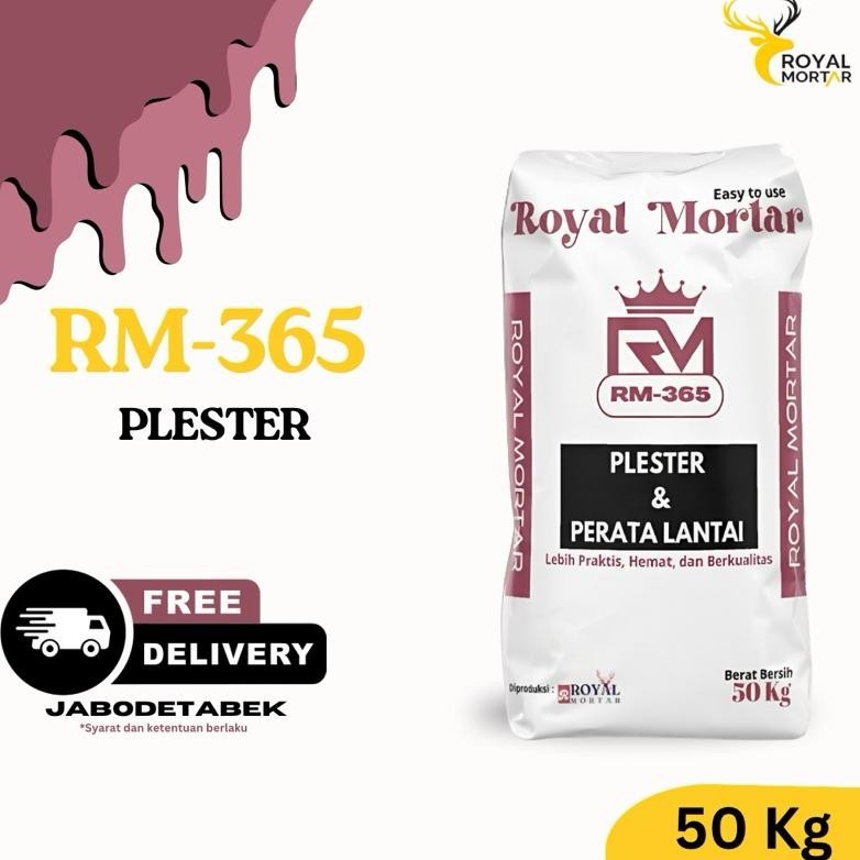 Murah Semen Instan | Plester & Perata Lantai | RM-365 Royal Mortar
