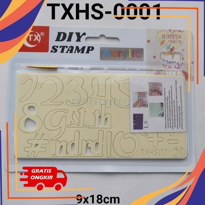 

CETAKAN FONDANT STAMP STEMPEL AKRILIK NOMOR ANGKA TXHS-0001 TERMURAH