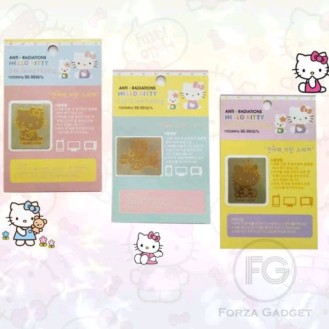 [ GROSIR ] STIKER ANTI RADIASI HANDPHONE HEALTHY GOLD 24K 99.99 P