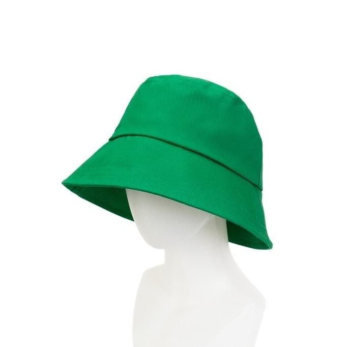 Kkv Syc Topi Bucket Hat Polos Simple Wanita Pria Aneka Warna