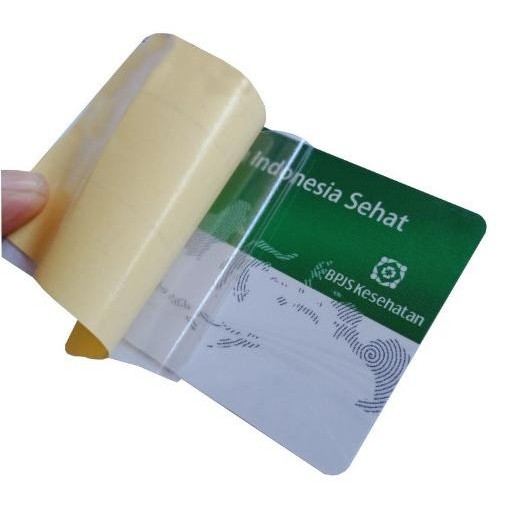 

Sticker bening Pelindung Kartu ATM SIM KTP Flazz Skin Card laminasi Ravnicmart
