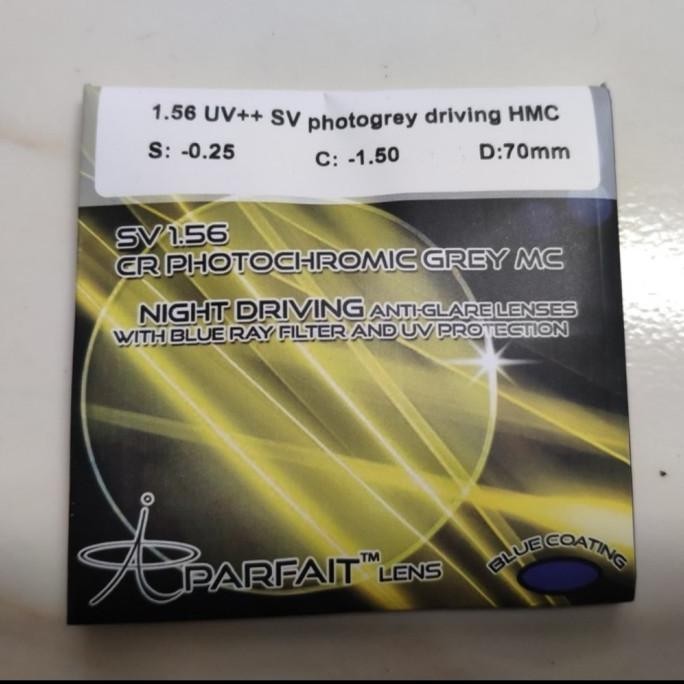 Lensa Photochromic Night Driving 1.56