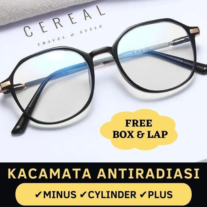 Kacamata Beluray Retro Fashion Korea Pria Wanita [Brt2053]